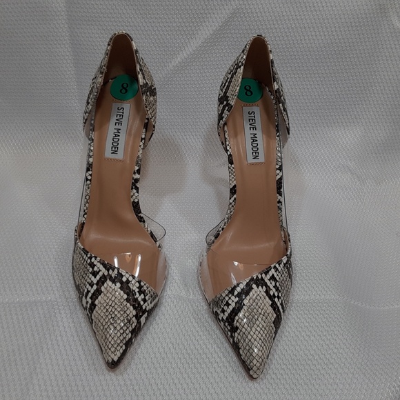 Steve Madden Snake Skin Heels - Picture 3 of 7